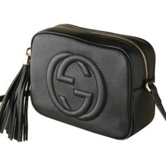 Gucci Soho Disco Bag Black Shoulder - Picture 1 of 5